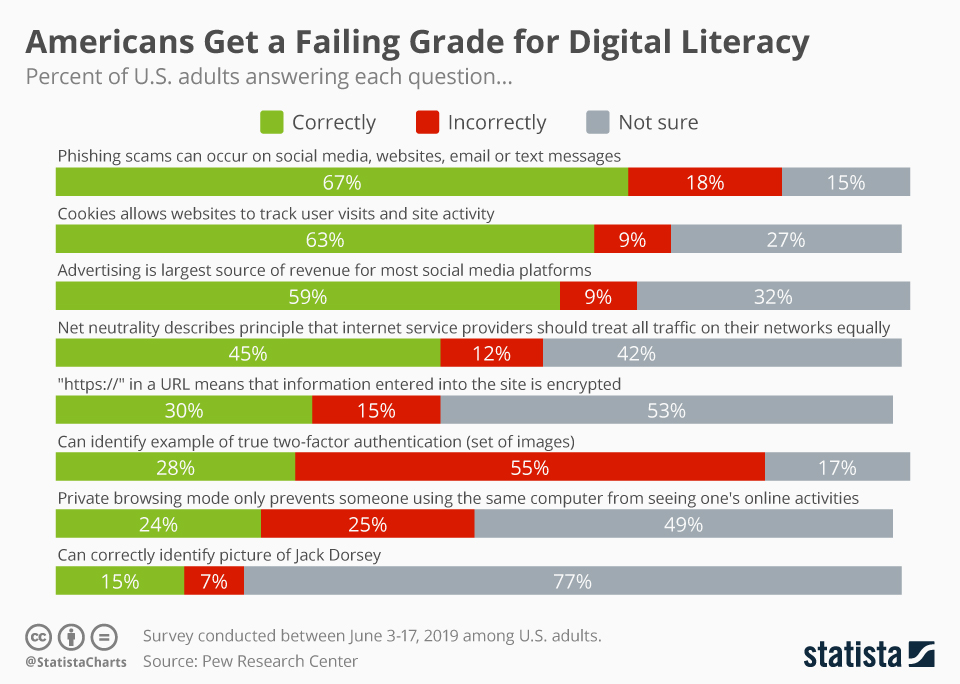 2019 Survey Data on American Digital Literacy